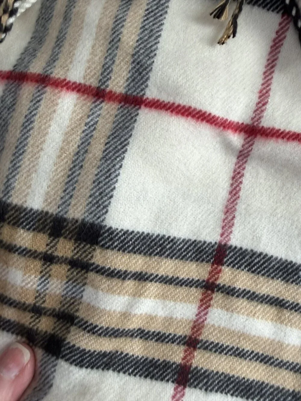 CASHMERE Feel Scarf Made in SCOTLAND 12” x 66